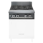 Vulcan V4B24 24" 4 Burner Gas Range Top - Modular, Liquid Propane