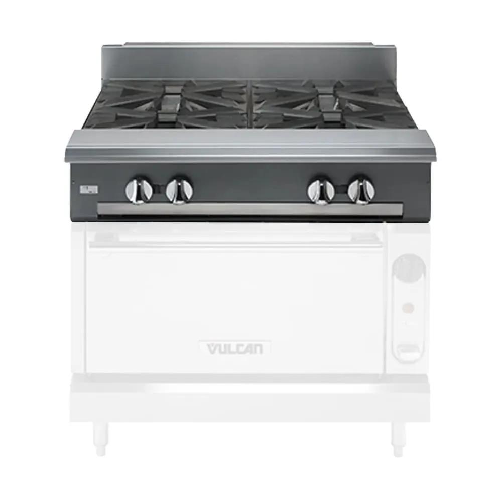 Vulcan V4B36 36" 4 Burner Gas Range Top - Modular, Liquid Propane