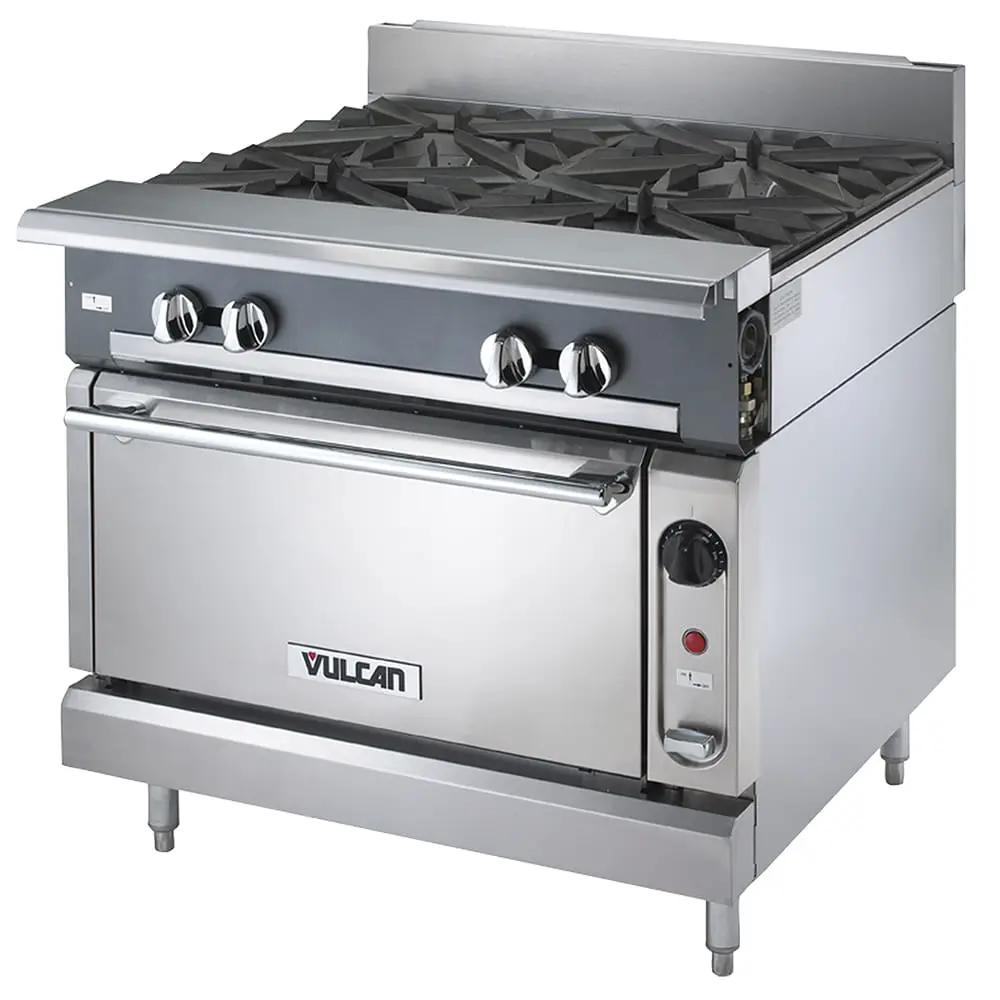Vulcan V4B36S 36" 4 Burner Gas Range with Standard Oven, Natural Gas