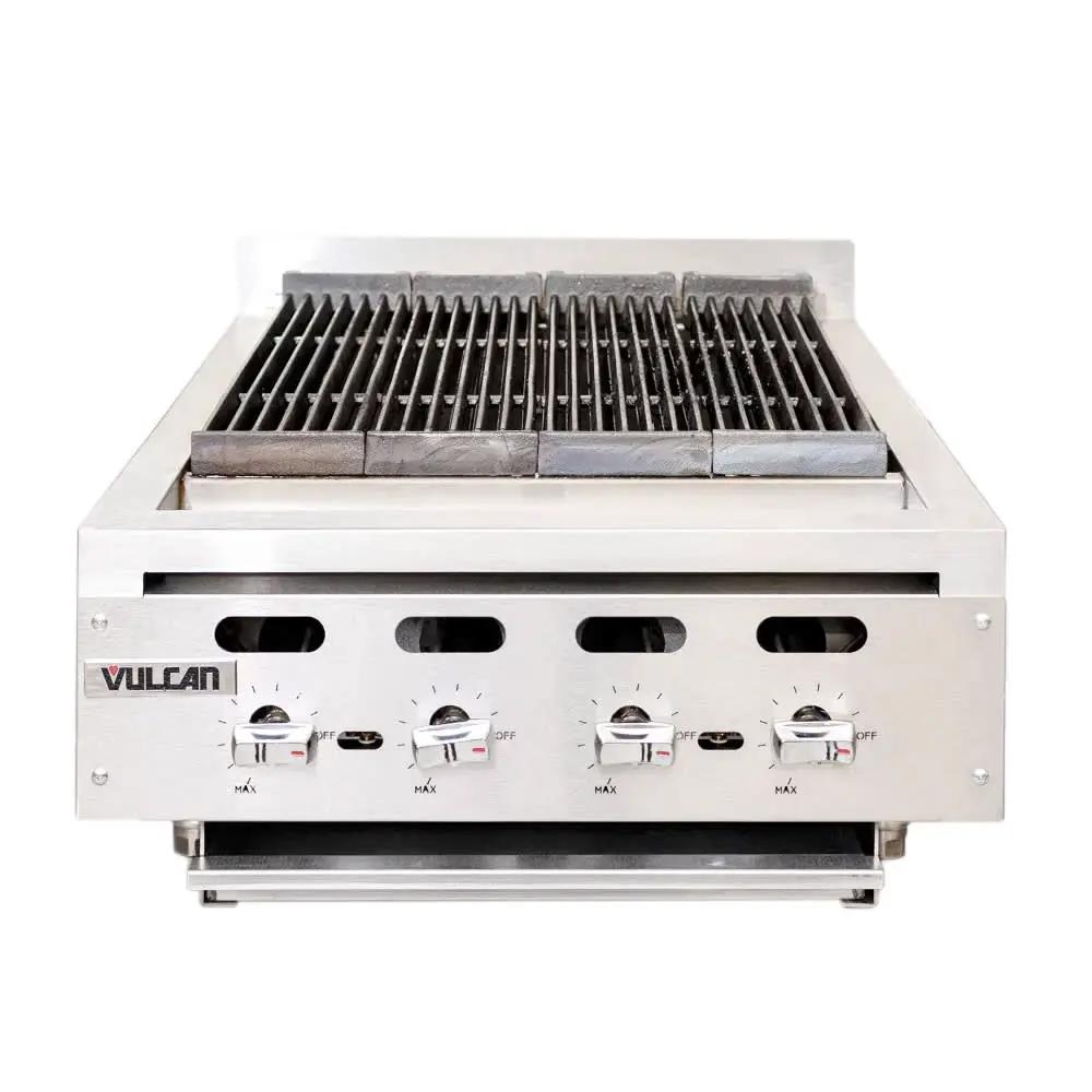 Vulcan VACB25 25 3/8" Radiant Charbroiler with Cast Iron Grates, Natural Gas