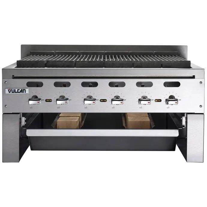Vulcan VACB36 36" Radiant Charbroiler with Cast Iron Grates, Natural Gas - view 2
