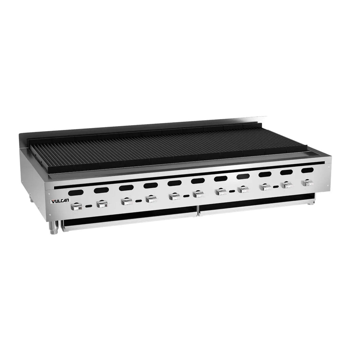 Vulcan VACB60 62" Countertop Charbroiler with Cast Iron Burners, Liquid Propane