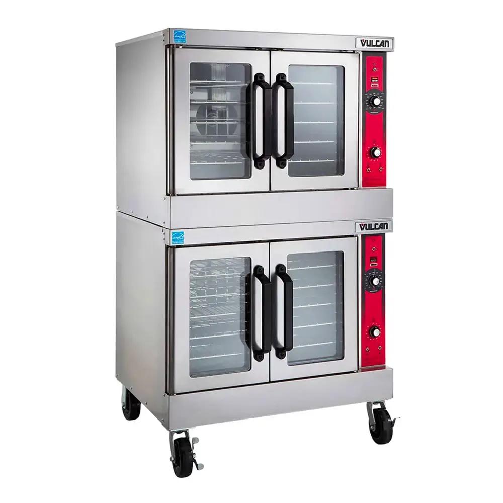 Vulcan VC44ED Double Full Size Electric Convection Oven - 12.5 kW, 208V 1PH