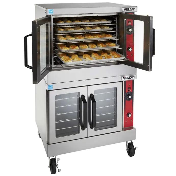 Vulcan VC44GD Double Full Size Natural Gas Convection Oven - 100,000 BTU - view 3