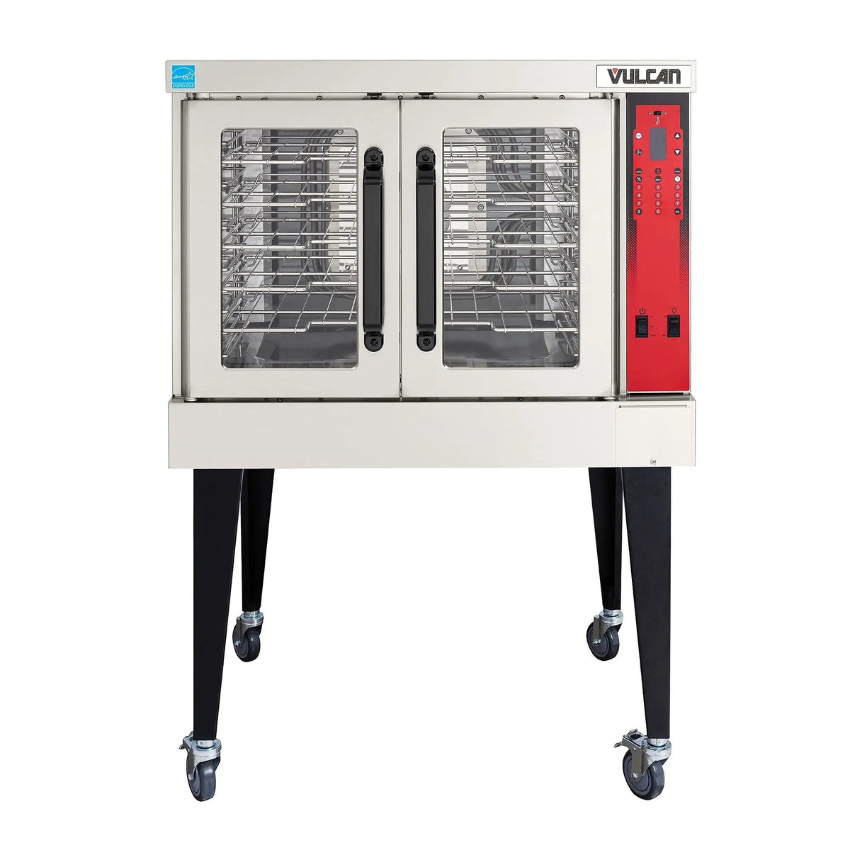 Vulcan VC4EC Single Full Size Electric Convection Oven - 12.5 kW, 208V 1PH