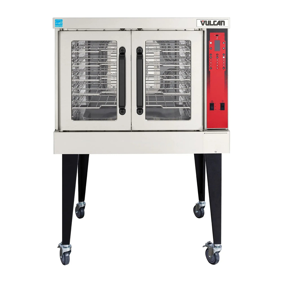 Vulcan VC4EC Single Full Size Electric Convection Oven - 12.5 kW, 208V 3PH