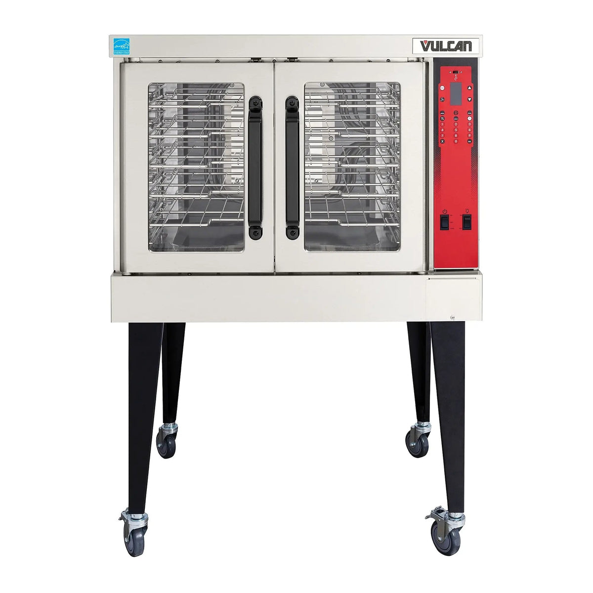 Vulcan VC4EC Single Full Size Electric Convection Oven - 12.5 kW, 240V 1PH