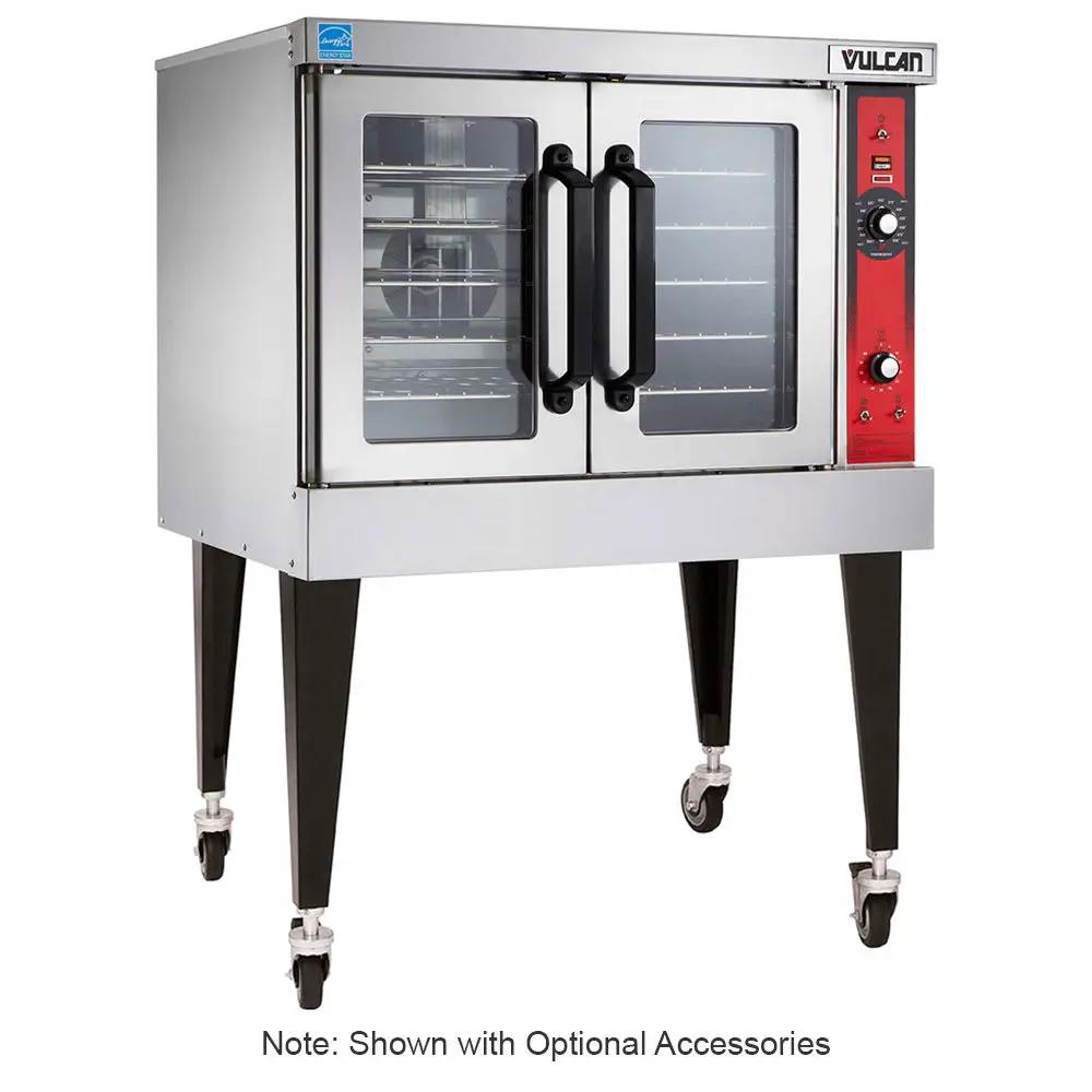 Vulcan VC4ED Single Full Size Electric Convection Oven - 12.5 kW, 208V 1PH