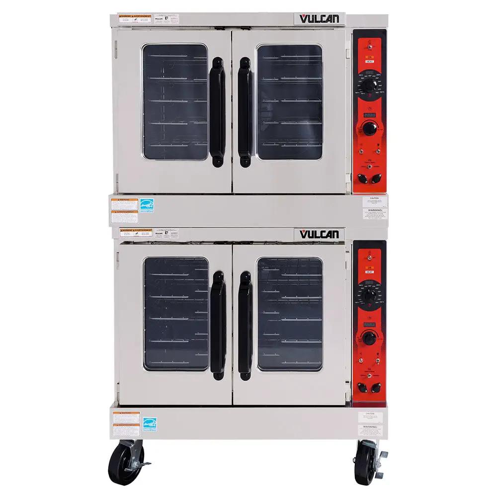 Vulcan VC55ED Double Full Size Electric Convection Oven - 25kW, 240V 3PH