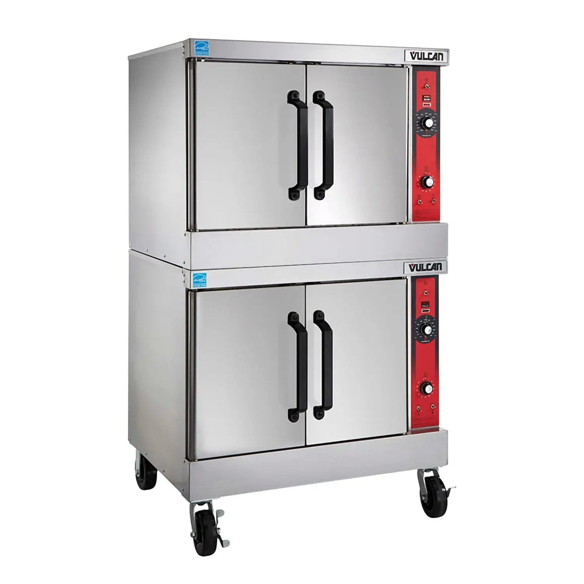 Vulcan VC66ED Bakery Depth Double Full Size Electric Convection Oven - 12.5 kW, 208V 1PH