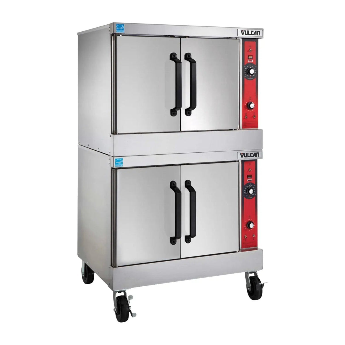 Vulcan VC66ED Bakery Depth Double Full Size Electric Convection Oven - 12.5 kW, 240V 1PH