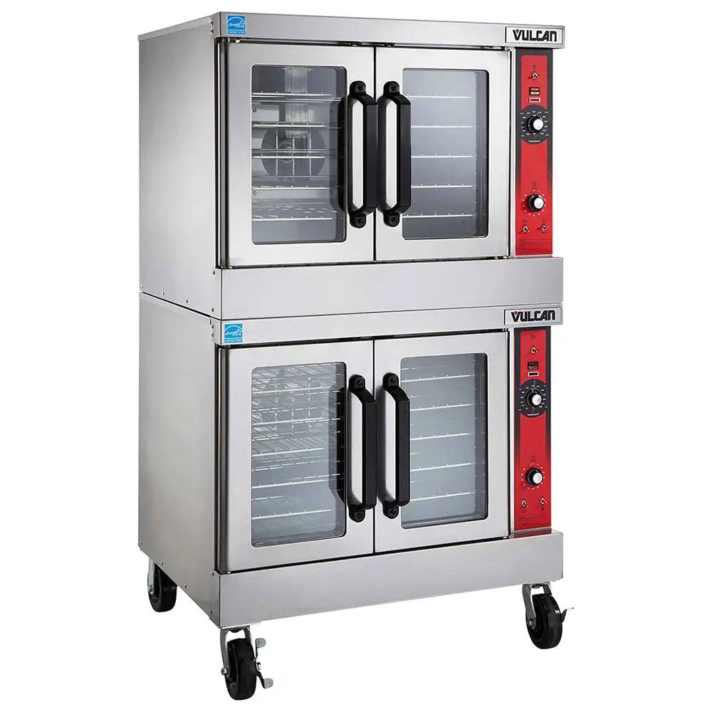 Vulcan VC66GD Double Full Size Liquid Propane Gas Convection Oven - 100,000 BTU