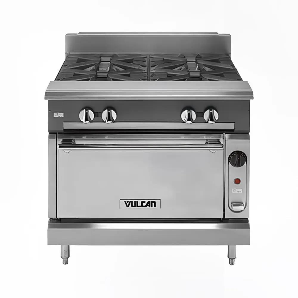 Vulcan VCBB18B 18" Gas Range with Charbroiler & Storage Base, Liquid Propane