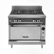 Vulcan VCBB18B 18" Gas Range with Charbroiler & Storage Base, Natural Gas