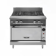 Vulcan VCBB24B 24" Gas Range with Charbroiler & Storage Base, Liquid Propane