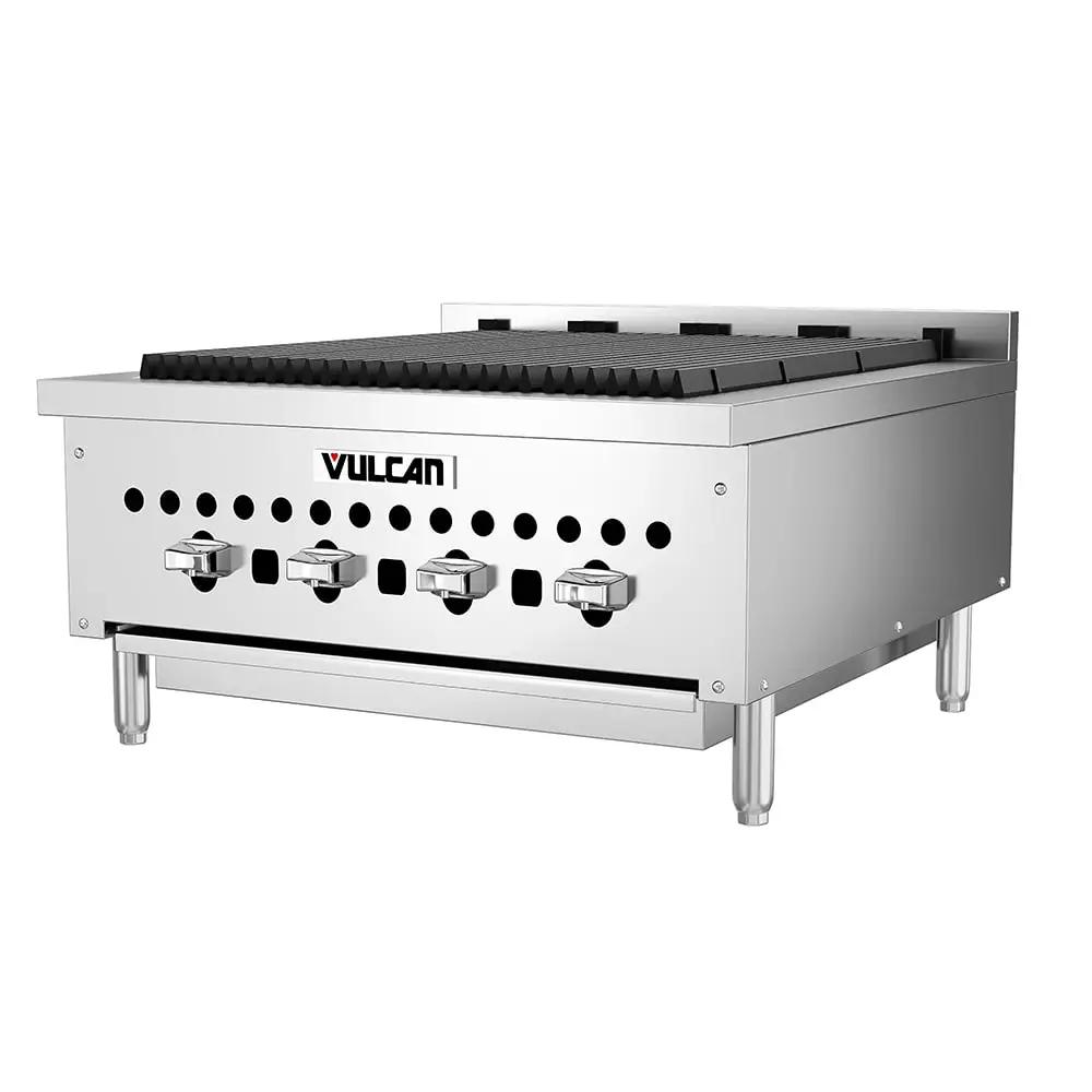 Vulcan VCCB25 25 1/4" Radiant Charbroiler with Cast Iron Grates, 58,000 BTU, Liquid Propane