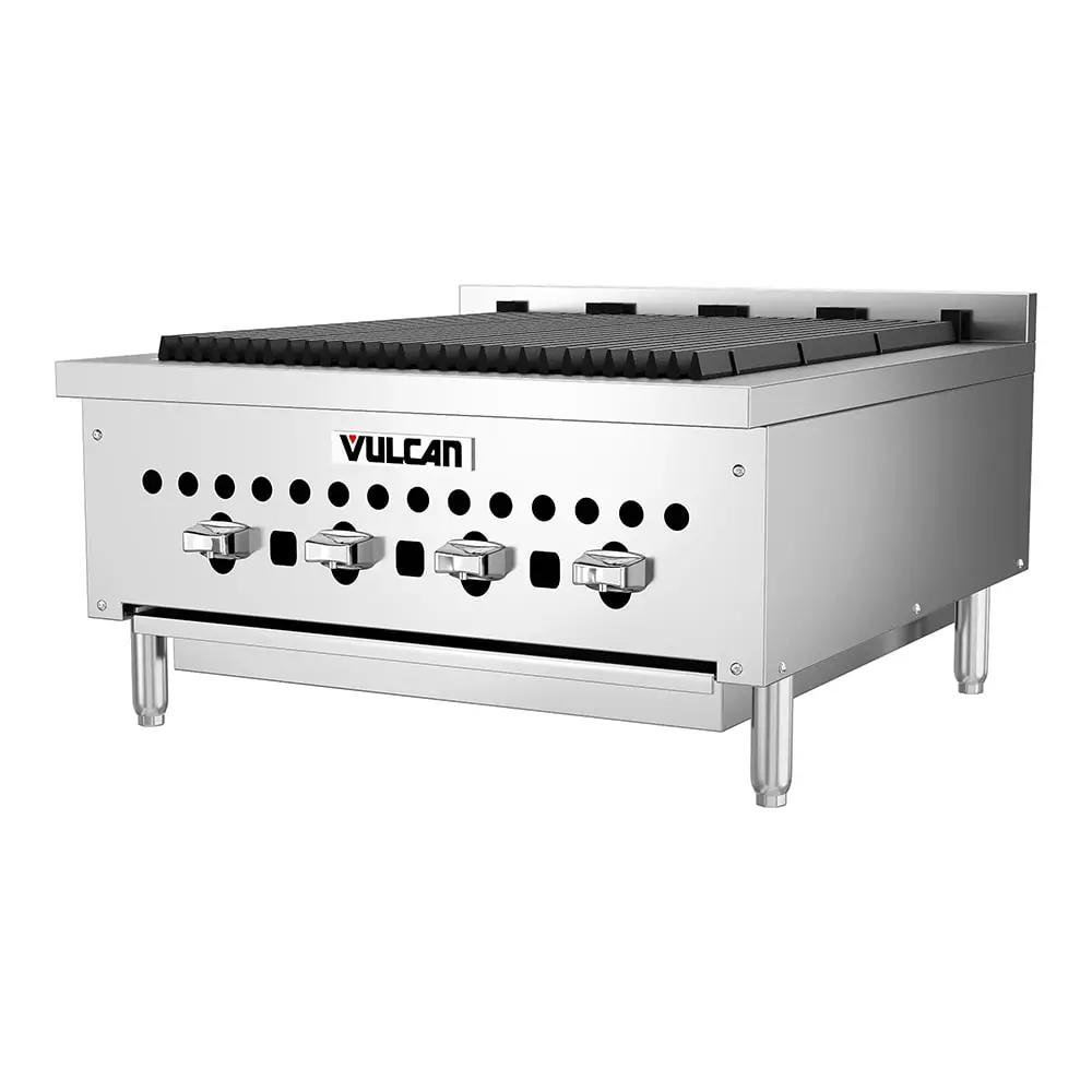 Vulcan VCCB25 25 1/4" Radiant Charbroiler with Cast Iron Grates, 58,000 BTU, Natural Gas