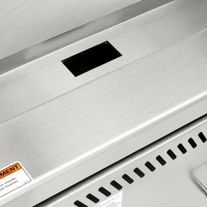 Vulcan VCCG24-AS 24" Gas Griddle with Thermostatic Controls - 1" Steel Plate, Liquid Propane - view 4