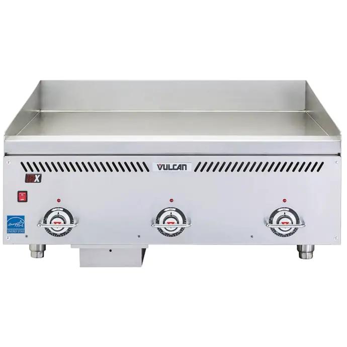 Vulcan VCCG36-AR 36" Gas Griddle with Thermostatic Controls - 1" Chrome Plate, Liquid Propane - view 2