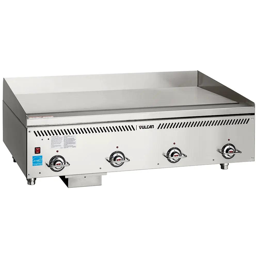 Vulcan VCCG48-IS 48" Gas Griddle with Thermostatic Controls - 1" Steel Plate, Liquid Propane