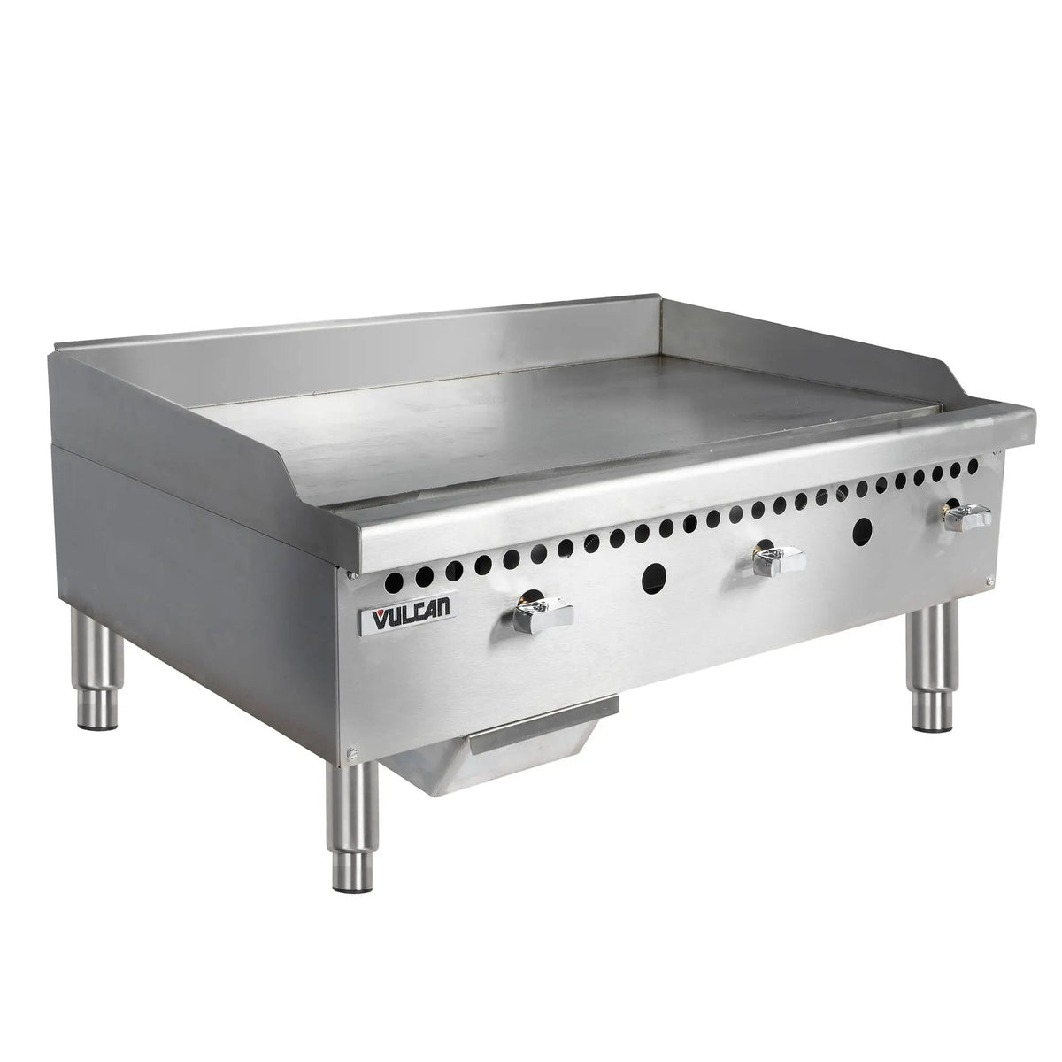 Vulcan VCRG36-M VCRG-M 36" Gas Griddle with Manual Controls - 1" Steel Plate, Convertible