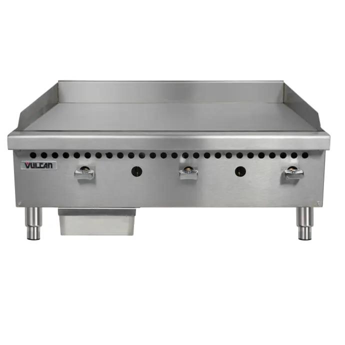 Vulcan VCRG36-M VCRG-M 36" Gas Griddle with Manual Controls - 1" Steel Plate, Convertible - view 3