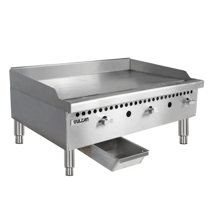 Vulcan VCRG36-M VCRG-M 36" Gas Griddle with Manual Controls - 1" Steel Plate, Convertible - view 2