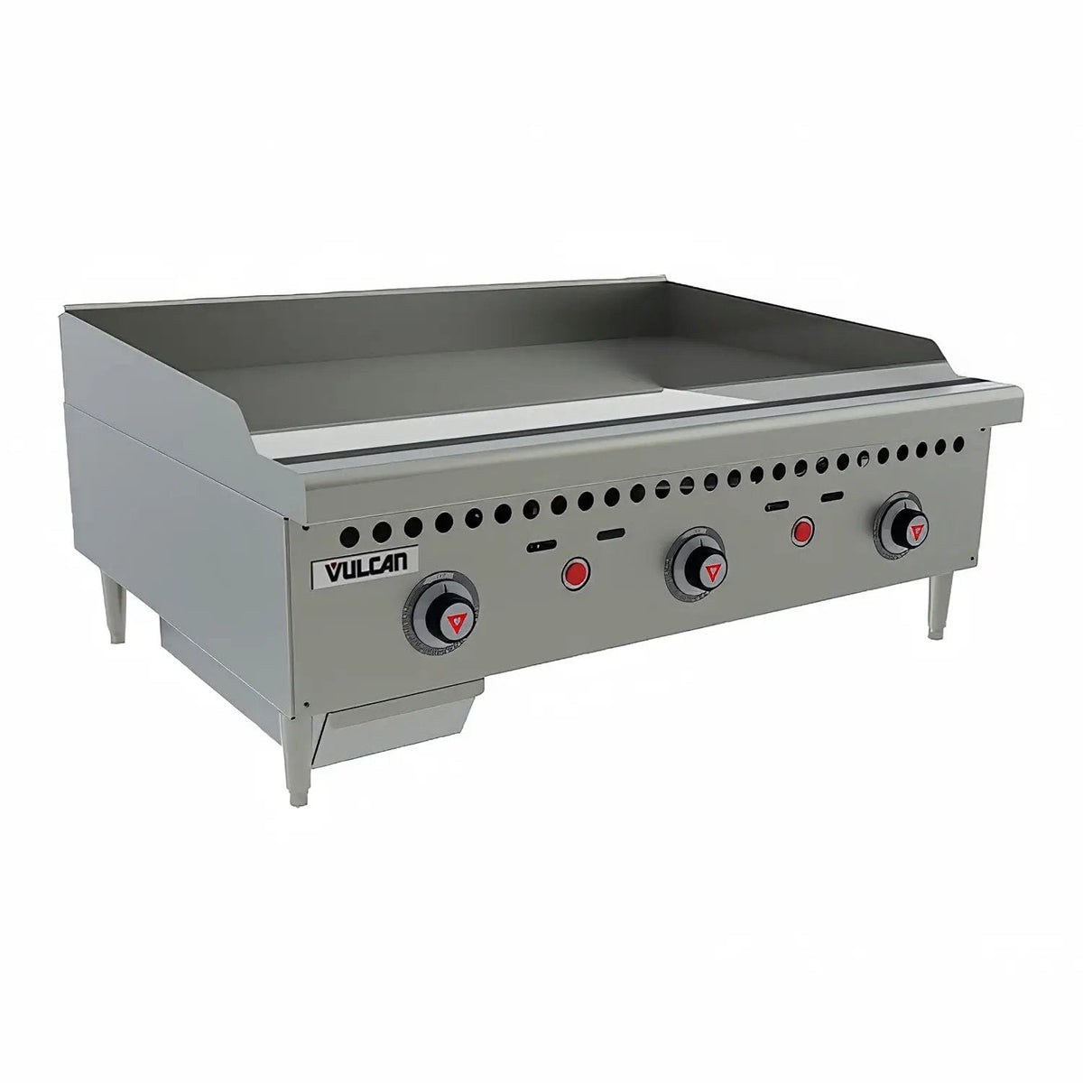 Vulcan VCRG48-M VCRG-M 48" Gas Griddle with Manual Controls - 1" Steel Plate, Convertible