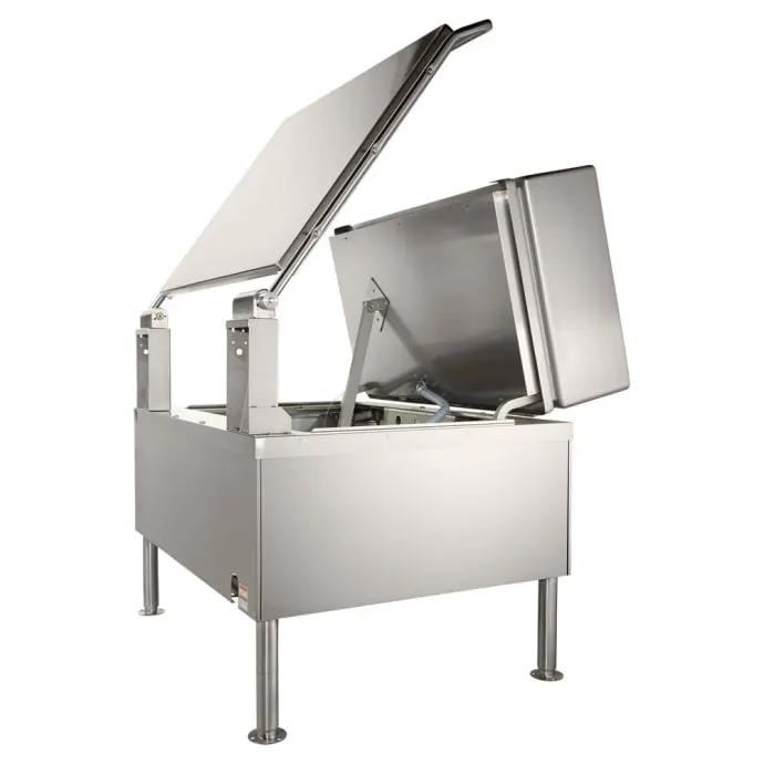 Vulcan VE40 40 Gallon Tilt Skillet - Open Base, Includes Faucet, Strainer, 240V 3PH - view 5