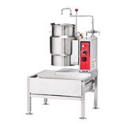 Vulcan VEKT26/6 6 Gallon Steam Kettle & Stand Assembly - Manual Tilt, 2/3 Jacket, 230V 3PH