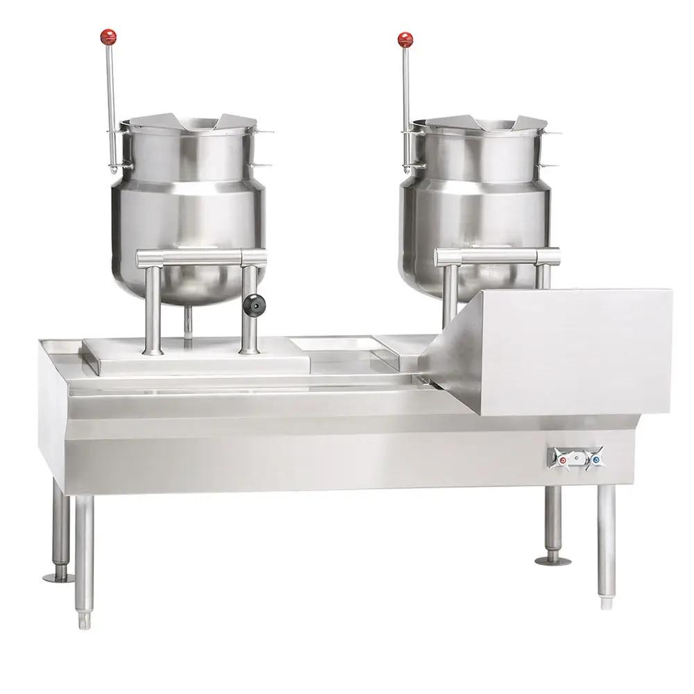 Vulcan VEKT50/66 (2) 6 Gallon Steam Kettles - Manual Tilt, 2/3 Jacket, 240V 3PH