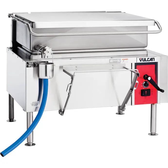 Vulcan VG40 40 Gallon Tilt Skillet - Open Base, Strainer, Liquid Propane - view 3