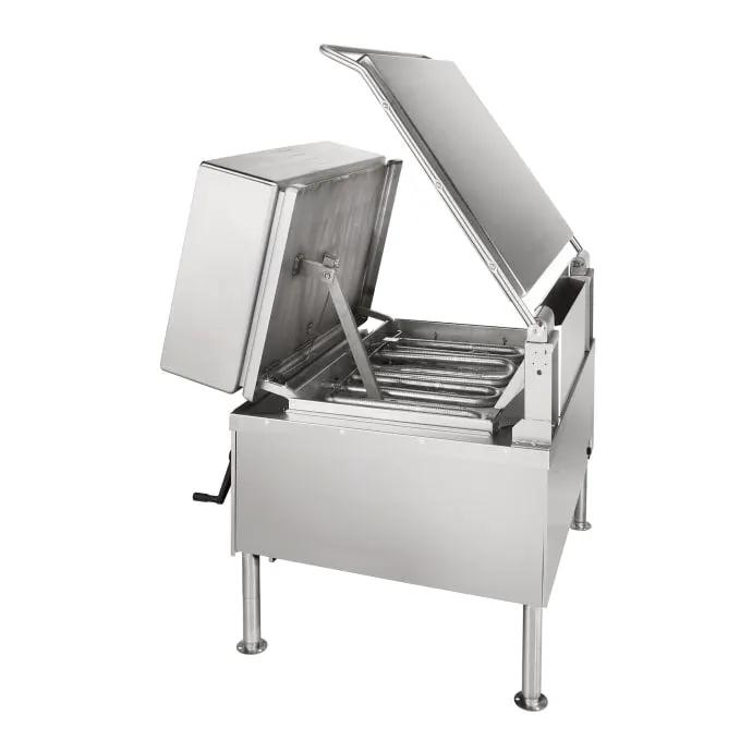 Vulcan VG40 40 Gallon Tilt Skillet - Open Base, Strainer, Natural Gas - view 9