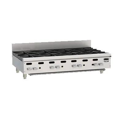 Vulcan VHP848 48" Gas Hotplate with (8) Burners & Infinite Controls, Liquid Propane