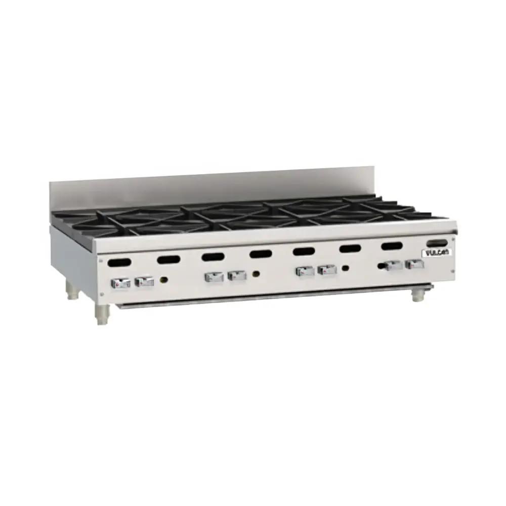 Vulcan VHP848 48" Gas Hotplate with (8) Burners & Infinite Controls, Natural Gas