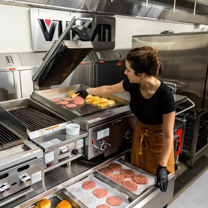 Vulcan VMCS-201 10 2/5" Electric Clamshell Griddle with Thermostatic Controls - 9/16" Grooved Steel Plate, 208V 1PH - view 11
