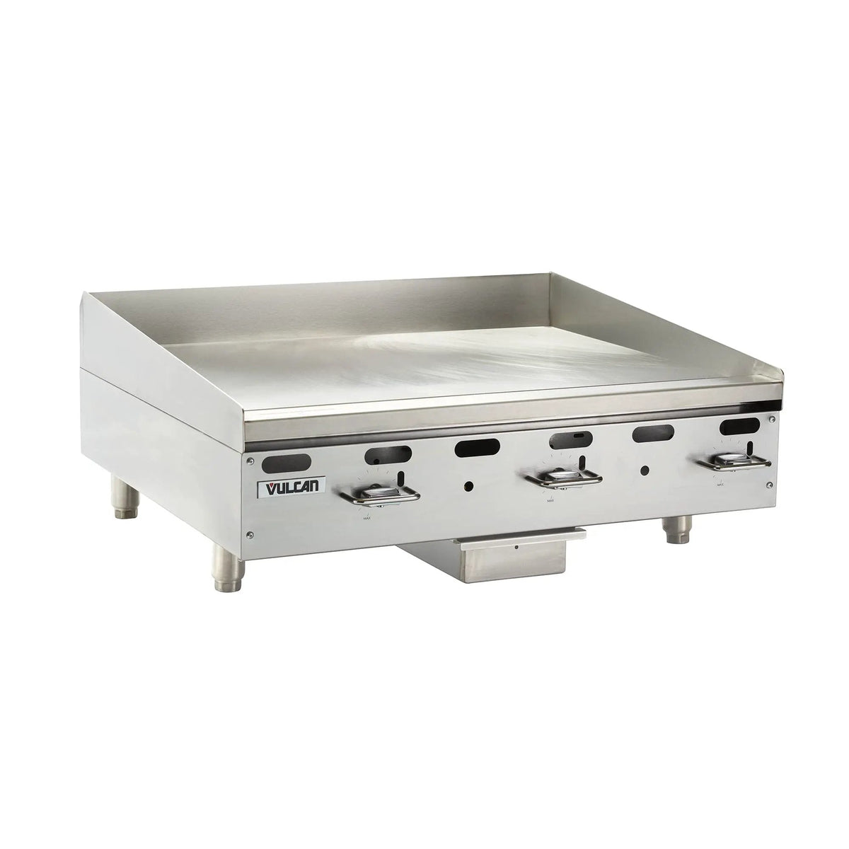Vulcan VMG36 36" Gas Griddle with Manual Controls - 1" Steel Plate, Liquid Propane