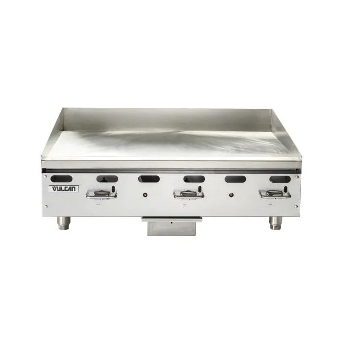 Vulcan VMG36 36" Gas Griddle with Manual Controls - 1" Steel Plate, Liquid Propane - view 3