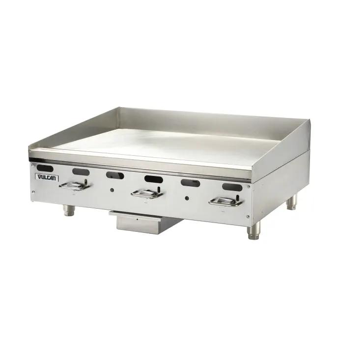 Vulcan VMG36 36" Gas Griddle with Manual Controls - 1" Steel Plate, Liquid Propane - view 2