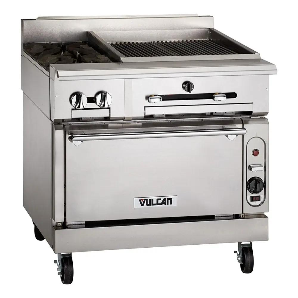 Vulcan VTC24B 24" Gas Range with Charbroiler & Storage Base, Liquid Propane