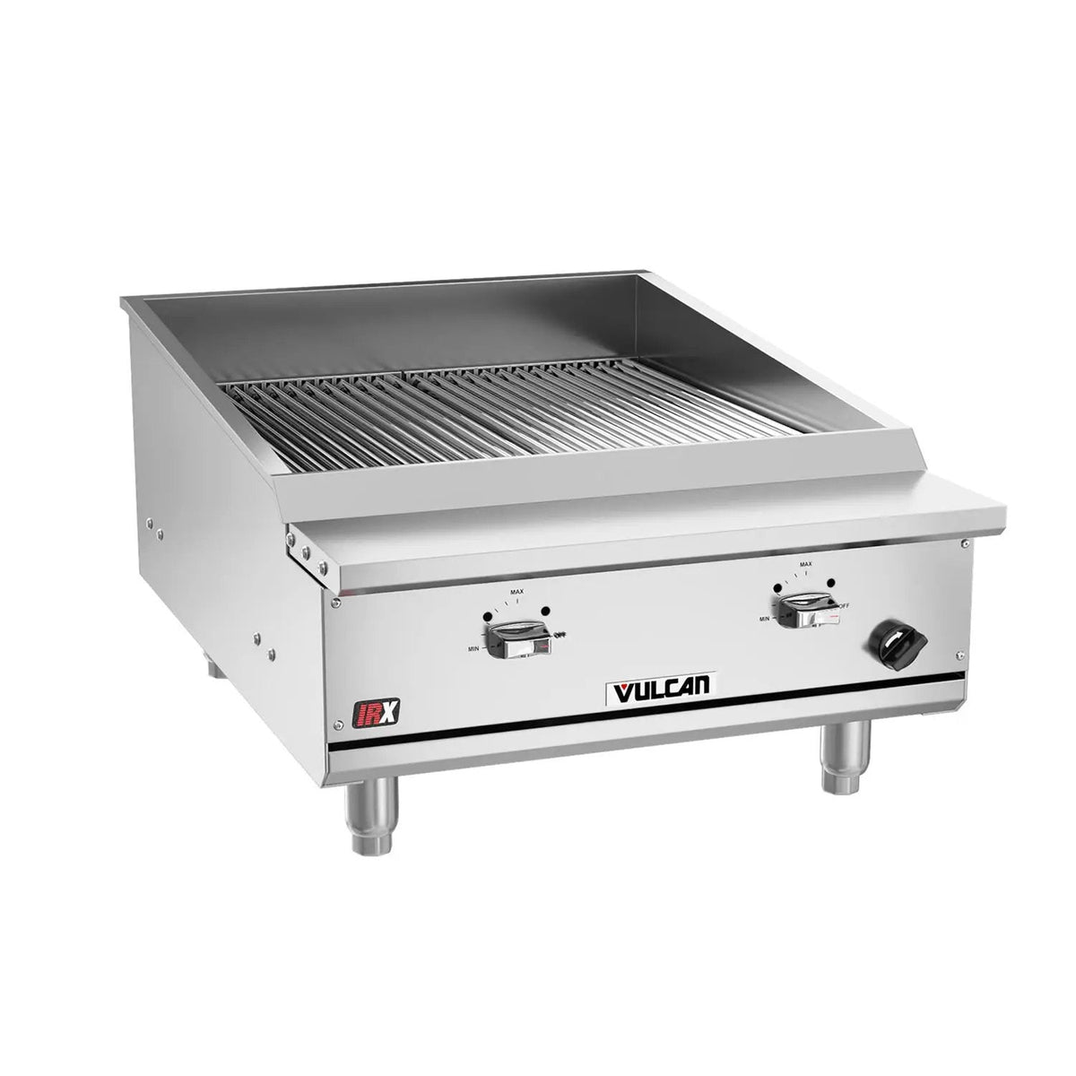 Vulcan VTEC25 25 1/2" Countertop Charbroiler with Conversion Burner, Liquid Propane