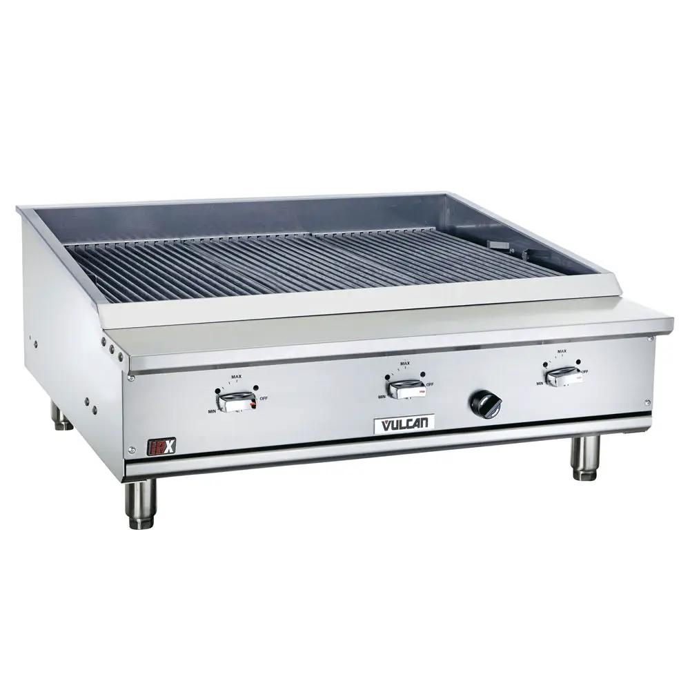 Vulcan VTEC36 36 1/2" Countertop Charbroiler with Conversion Burner, Liquid Propane