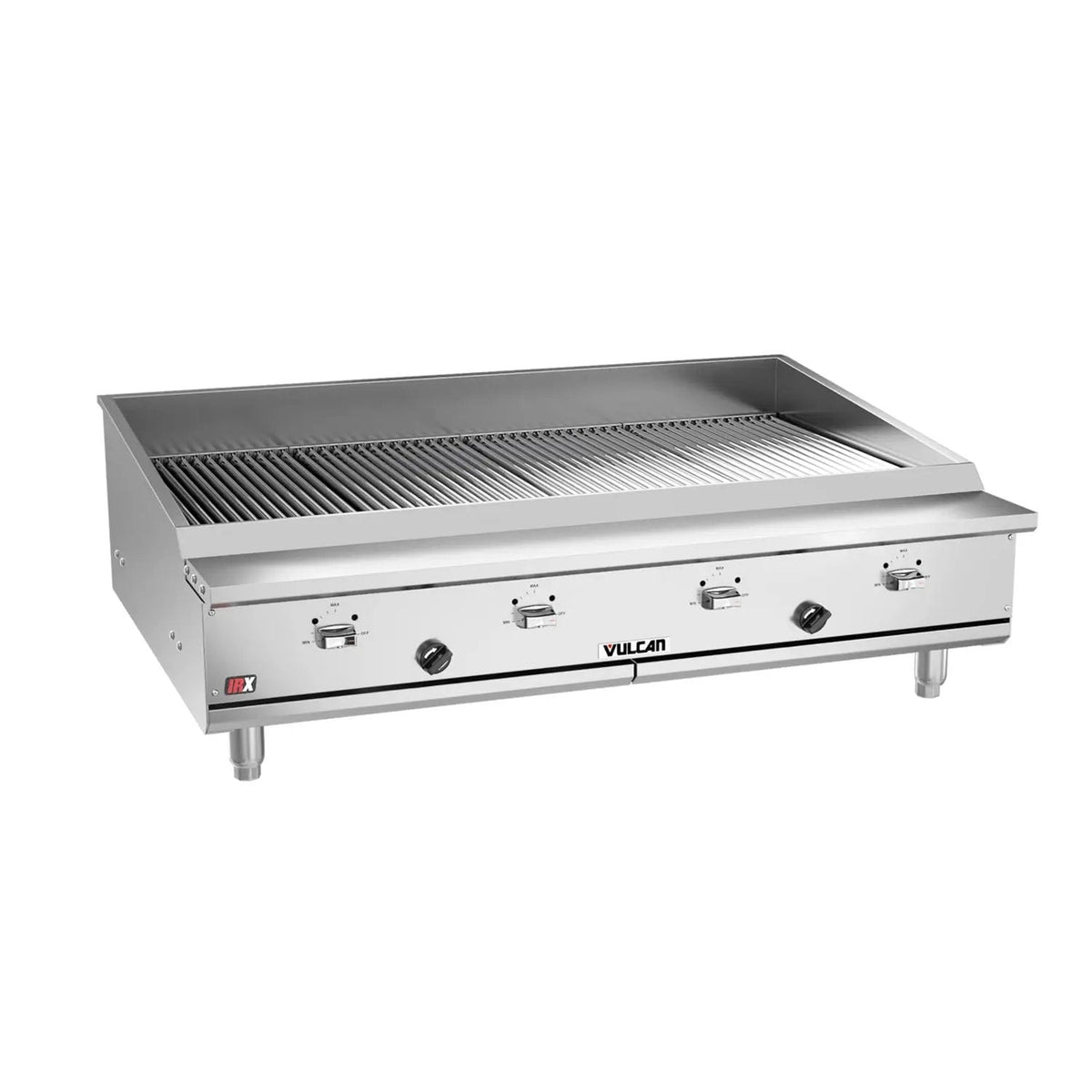 Vulcan VTEC48 47 1/2" Countertop Charbroiler with Conversion Burner, Liquid Propane