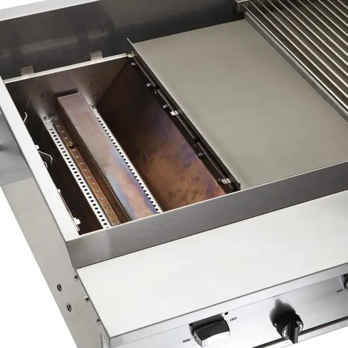 Vulcan VTEC48 47 1/2" Countertop Charbroiler with Conversion Burner, Natural Gas - view 2