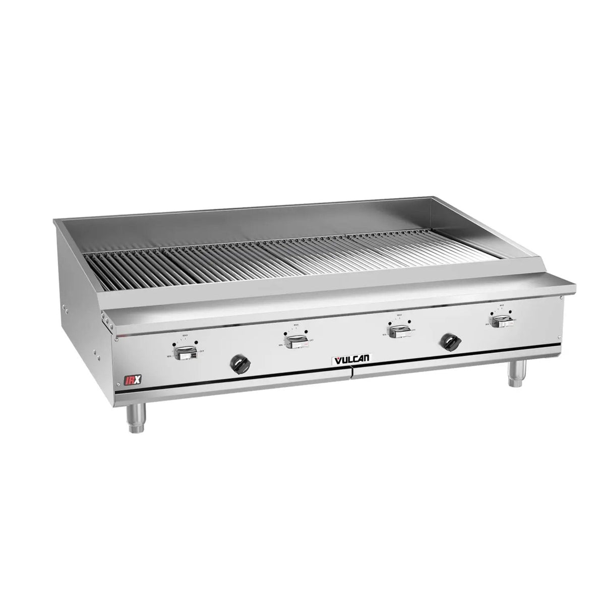 Vulcan VTEC48 47 1/2" Countertop Charbroiler with Conversion Burner, Natural Gas