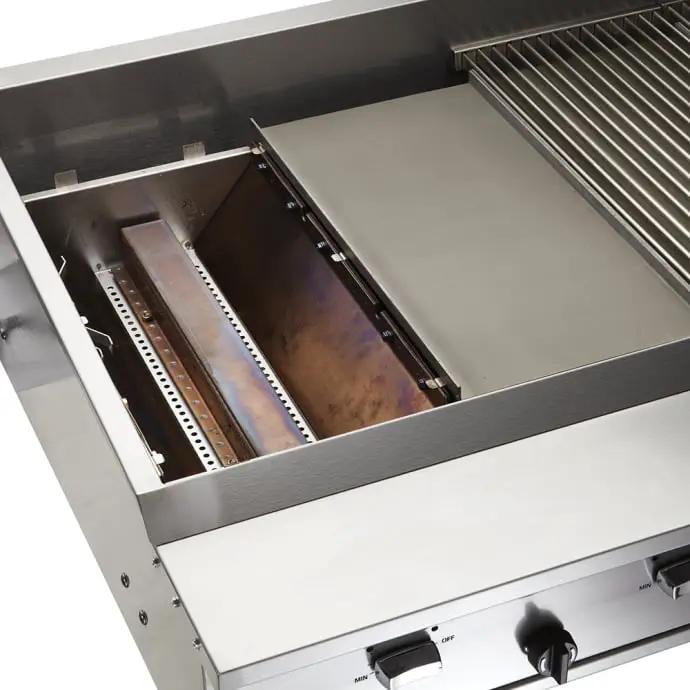 Vulcan VTEC60 58 1/2" Countertop Charbroiler with Conversion Burner, Liquid Propane - view 2