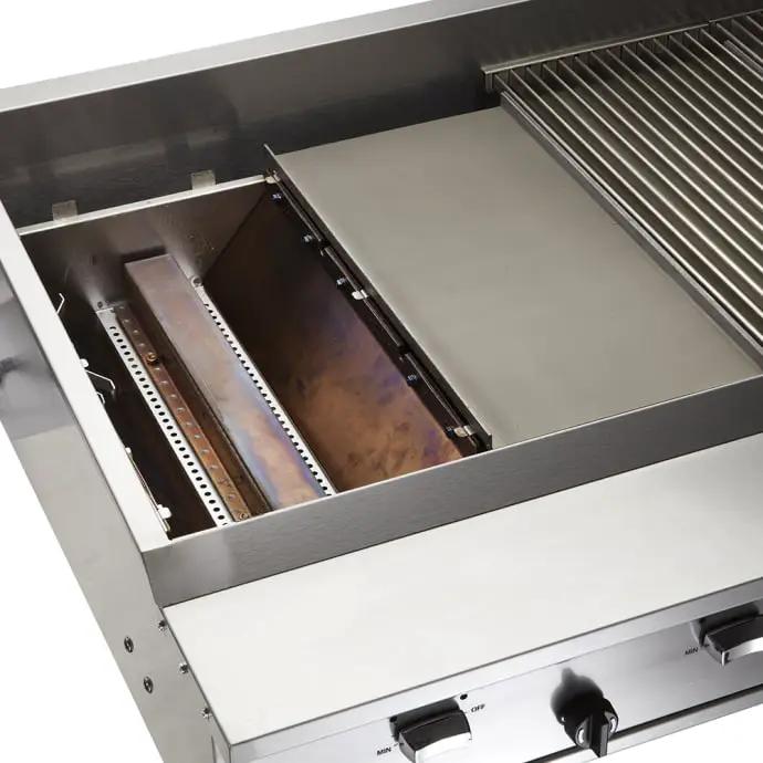 Vulcan VTEC60 58 1/2" Countertop Charbroiler with Conversion Burner, Natural Gas - view 2