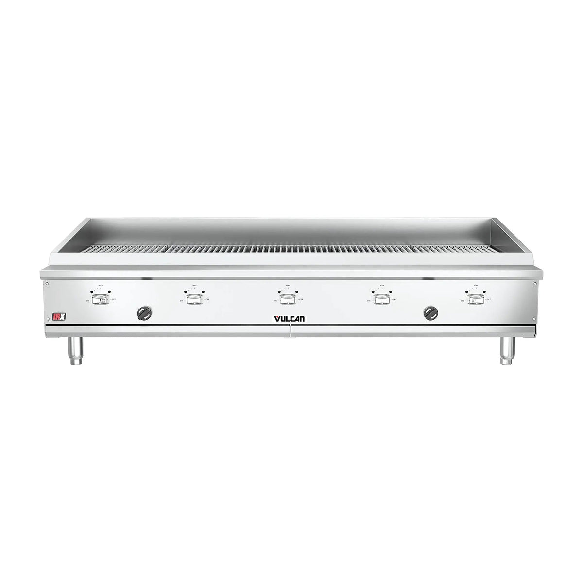 Vulcan VTEC60 58 1/2" Countertop Charbroiler with Conversion Burner, Natural Gas