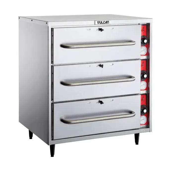 Vulcan VW3S 27.5"W Freestanding Warming Drawer with (3) 21.5" Compartments, 120V - view 2