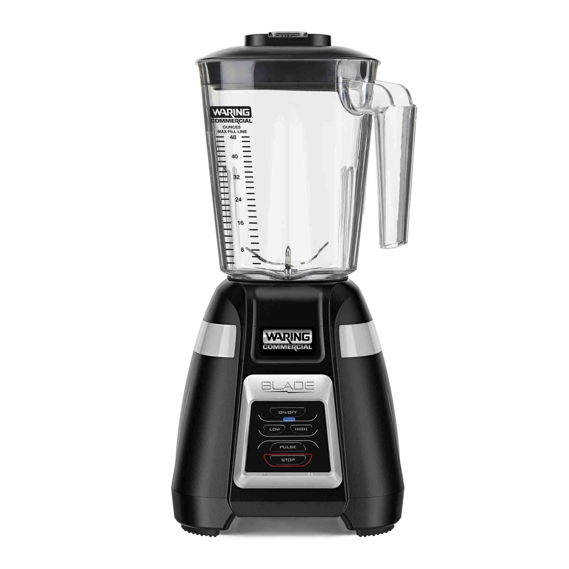 Waring BB320 — 1.5 HP Bar Blender, 2-Speed/PULSE w/ Keypad and 48 oz. Container